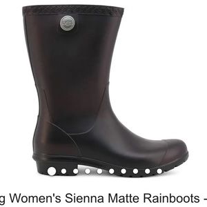 Black Matte Sienna Rainbolt’s with socks Size 7